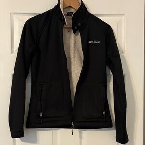 Spyder Black Jacket with Cream Interior